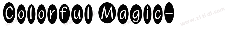 Colorful Magic字体转换 Colorful Magic字体转换